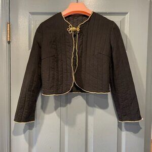 Tattoo of California vintage black bolo jacket w/ gold trim S/M
